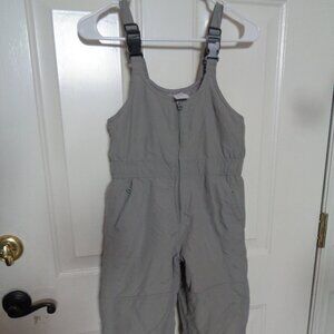 Company Kids Boy's Snow Ski Pants Bib Medium Gray Snowboard